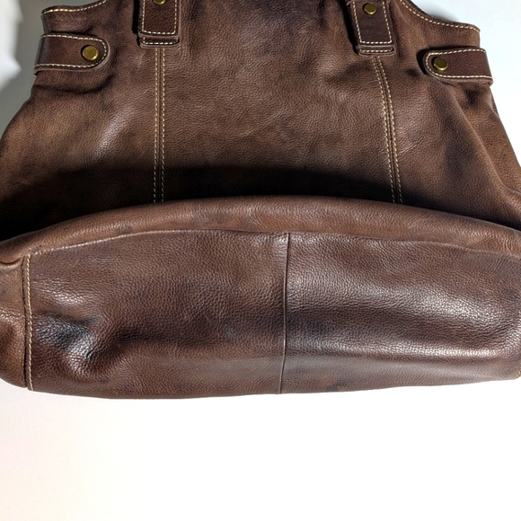 Fossil leather brown shoulder bag - Picture 14 of 15